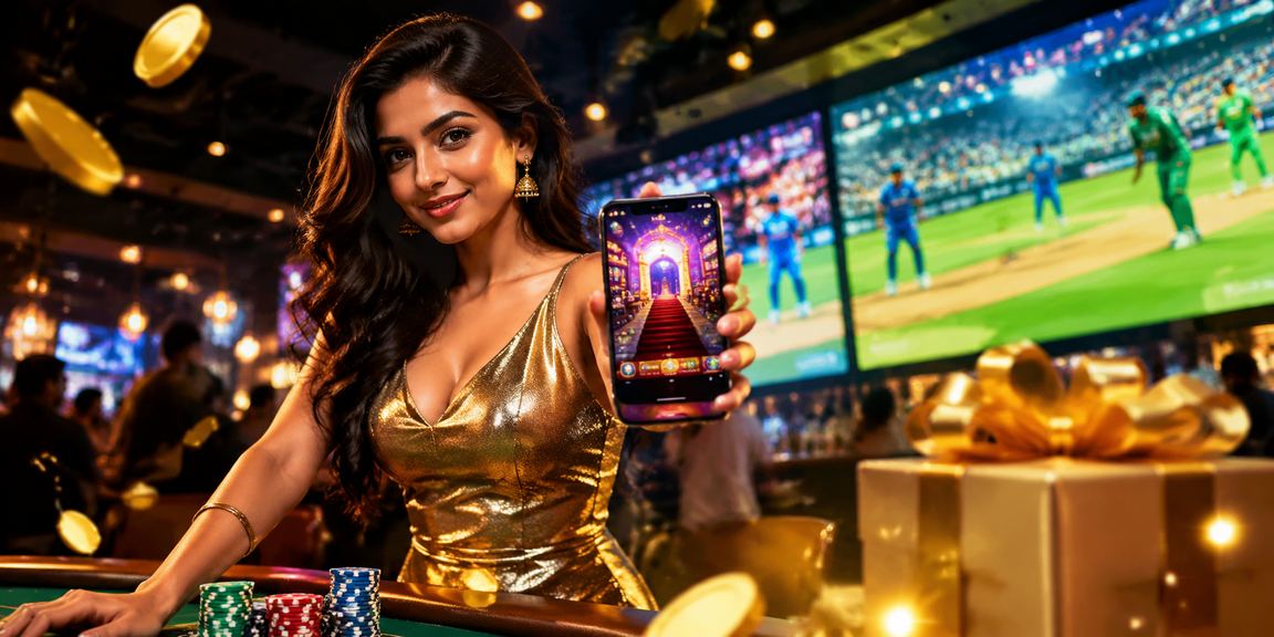 Cricket betting in India under stadium lights